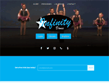 Tablet Screenshot of infinitydanceteam.com